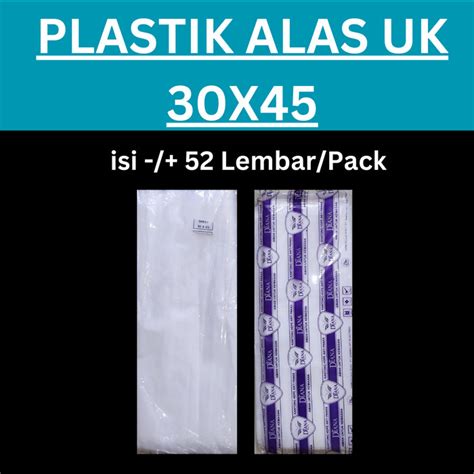 Jual Plastik Sheet Uk 30x45 Plastik Alas Nasi Plastik Lembaran