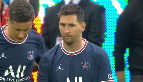 Lionel Messi Debut Con La Camiseta Del Psg Ante Reims En La Ligue