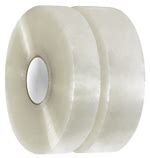 X Hot Melt Adhesive Carton Sealing Tape Clear Mil GBE Packaging Supplies
