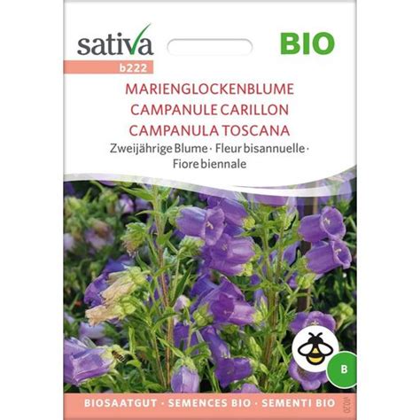 Sativa Bio Zweij Hrige Blume Marienglockenblume Packung