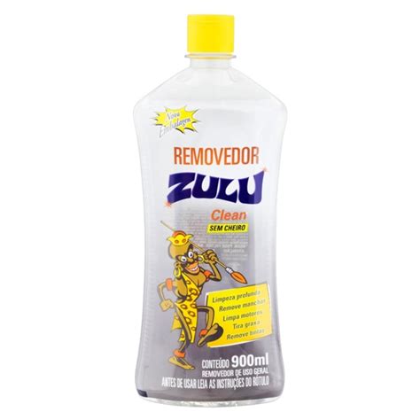 Removedor Uso Geral Clean Sem Cheiro Zulu Frasco 900ml Supermercado