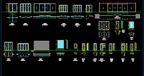 Denah Pintu Geser Dwg