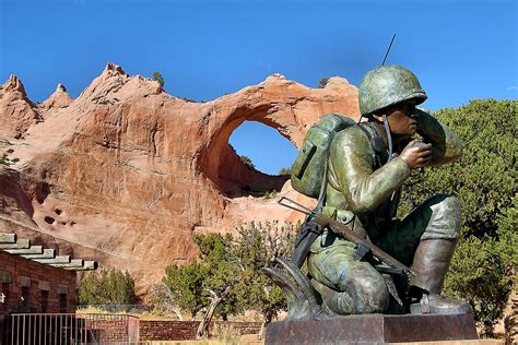 Navajo Veteran S Memorial Code Talker Statue This Park N Flickr