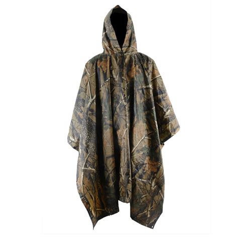 Outdoor Camping Camouflage Raincoat Waterproof Jungle Poncho For ...