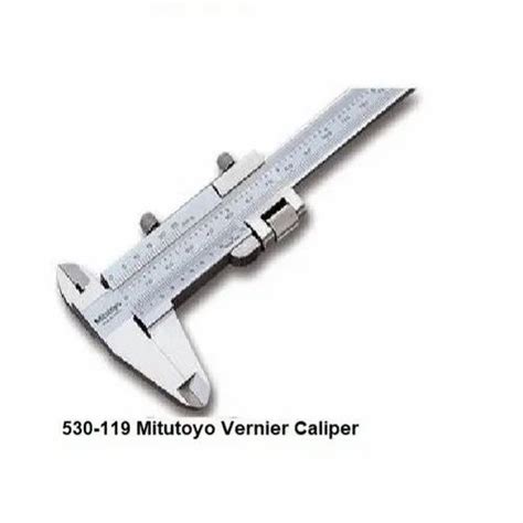 Analog Stainless Steel Mitutoyo 530 119 High Accuracy Vernier Caliper 0