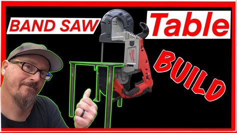 How To Build A Portable Band Saw Table At Home Youtube