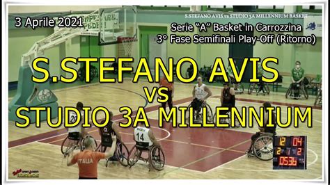 S Stefano Avis Vs Studio A Millennium Basket Serie A