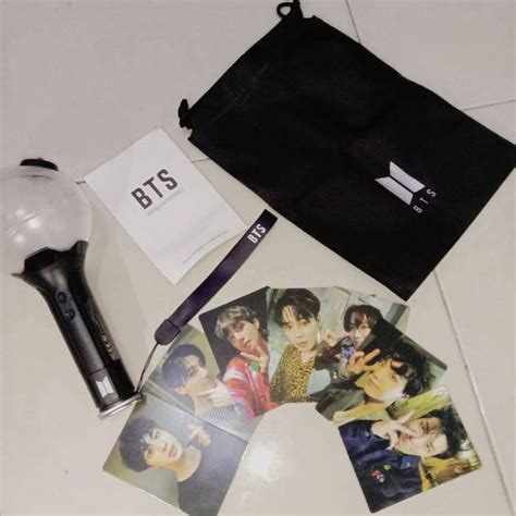 Official Lightstick Bts Ver Bonus Pc Official Bts Random Shopee