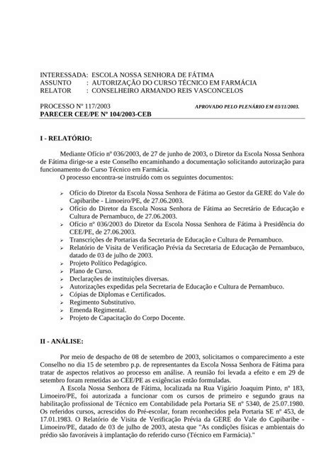 PDF INTERESSADA ESCOLA NOSSA SENHORA DE PDF FileA Escola Nossa