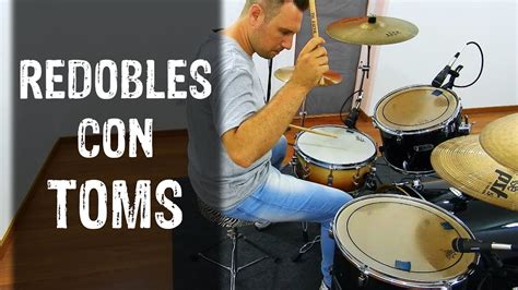 REDOBLES de BATERIA con TOMS usando acentos Clases de batería YouTube