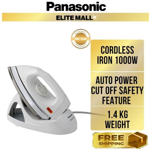 Panasonic Ni 100dx Cordless Iron Non Stick 1000w Ni 100dx Jw Lazada