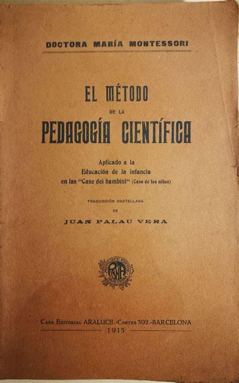 El Metodo De La Pedagogia Cientifica Aplicado A La Educacion De La