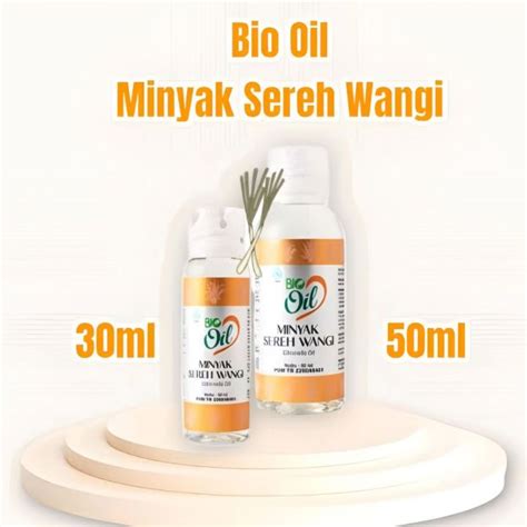 Bio Oil Minyak Sereh Wangi Ml Ml Anti Gigitan Nyamuk Dan Gatal