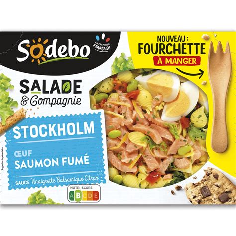 Salade Stockholm P Tes Tartare Saumon Uf Crudit S Sodebo Le Coffret