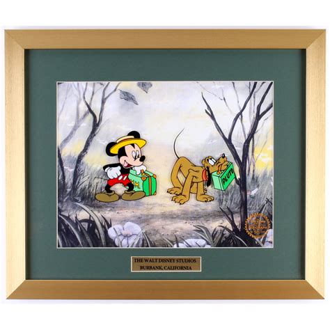 Walt Disney S Le Mr Mouse Takes A Trip X Custom Framed Animation