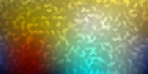 Light Blue Yellow Vector Backdrop With A Batch Of Hexagons 2380740