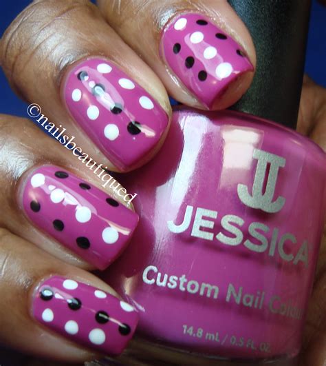 Cute And Easy Polka Dot Nail Designs Fashionsy