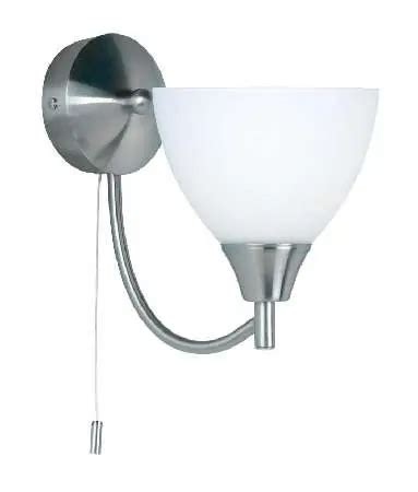 Endon Lighting Sc Alton Light Satin Chrome Wall Light