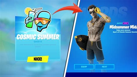 Fortnite Cosmic Summer Quests Guide Build Destroy Eliminate Players