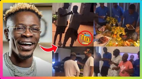 Unbelievable See How Shatta Walefella Makfui And Friends Celebrated