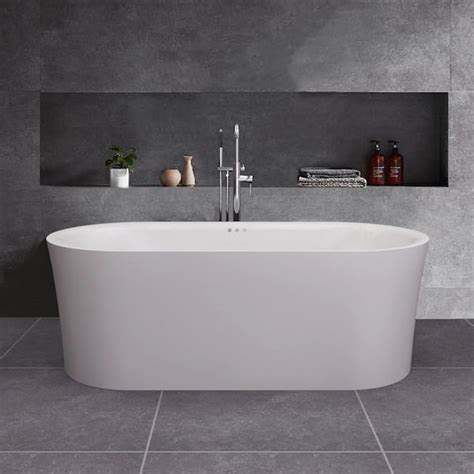 Woodbridge Diana In Acrylic Flatbottom Double Ended Air Bath