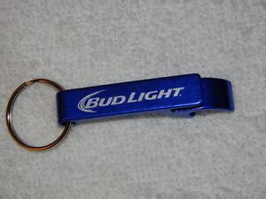 Bud Light- beer- Bottle opener keychain-Metal- Can tab opener too ...