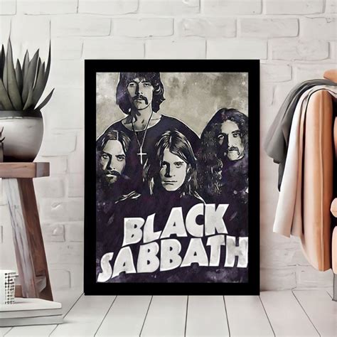 Quadro Decorativo Black Sabbath Rock N Roll Elo7