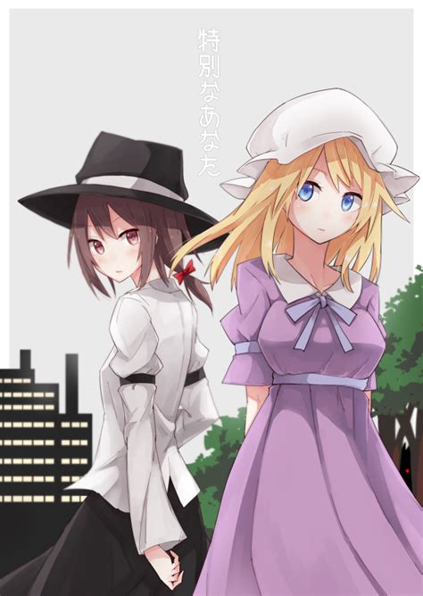 Safebooru 2girls Blonde Hair Blue Eyes Bow Brown Eyes Brown Hair