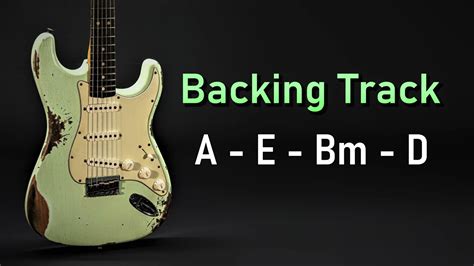 Rock Pop Backing Track A Major A E Bm D Bpm Guitar Backing