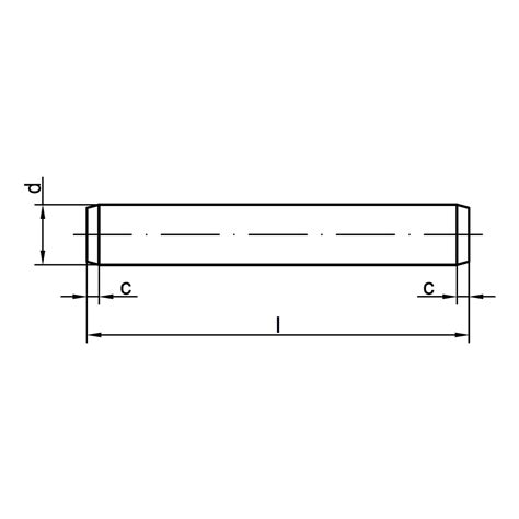 Zylinderstift Iso Stahl M X Supplix Onlineshop