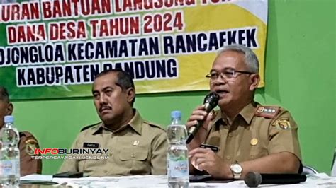 Penyaluran BLT Triwulan II Dan Dana Desa Tahap I Di Desa Bojongloa