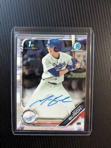 2019 Bowman Draft Chrome Prospect Autograph CDA MB Michael Busch AUTO