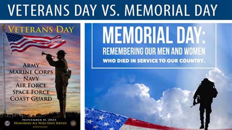 The difference between Veterans Day and Memorial Day - VA News