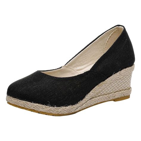 Juebong Espadrille Dressy Wedge Sandalsclose Toe Espadrilles Wedge