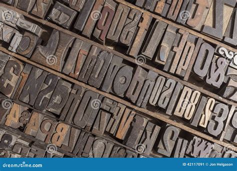 Letterpress Alphabet Stock Image Image Of Capital Printing