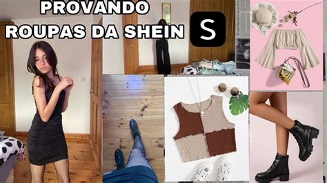 Avaliando E Provando Roupas Da Shein Youtube