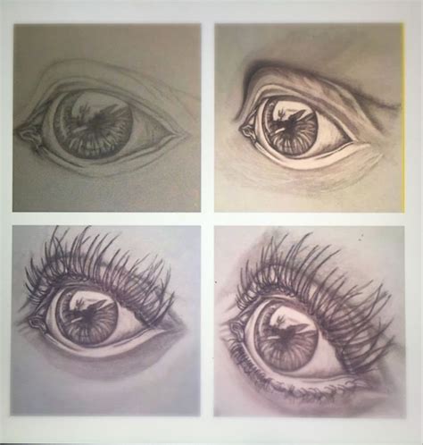 Proceso De Ojo 2 Realistic Drawings Realistic Eye Drawing