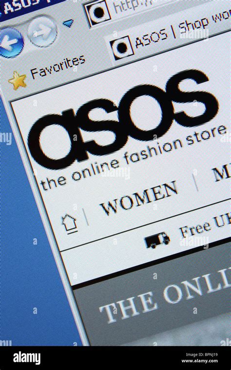 Asos Online Fashion Store Stock Photo Alamy