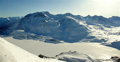 France Savoie Haute Maurienne Val Cenis Lanslebourg Lac Du Mont Cenis Et Les Alpes