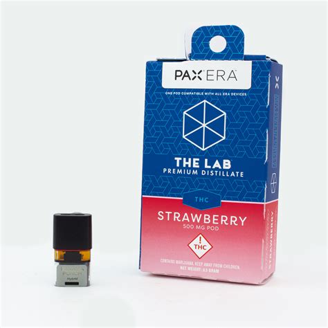 The Lab Pax Era Distillate Pod Strawberry 1000mg Rec