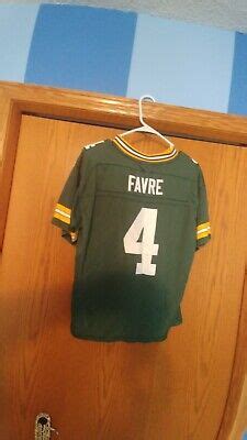 NWOT Brett Favre Authentic Reebok Green Bay Packers 4 Jersey Youth L