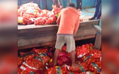 Zambo Cops Seize P12M Worth Of Smuggled Onions Philippine News Agency