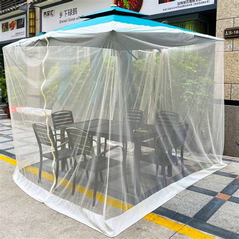 Amazon 7 5 11 Ft Patio Umbrella Mosquito Net Patio Screen Mesh