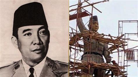 PENAMPAKAN Patung Bung Karno Rp 500 Juta Dibuat Asal Asalan Wajah Tak