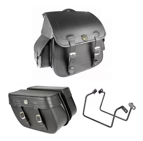 Alforge Kit Bag Viagem Couro Traseiro Lateral Mirage 250 TONDIN MOTOS