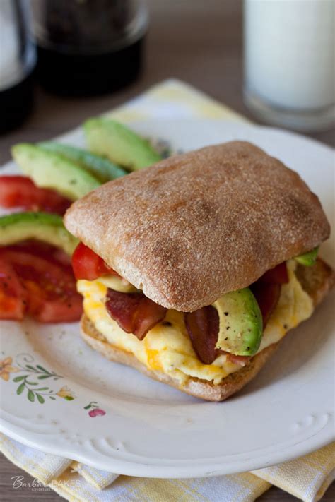 Blt Breakfast Sandwich Recipe From Barbara Bakes