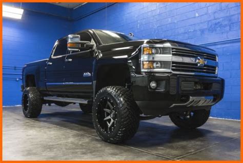 2015 Chevrolet Silverado 3500 High Country 4x4 6l V8 Fabtech Lift Crew