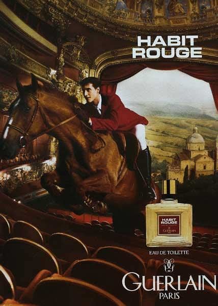 Habit Rouge Eau de Toilette Guerlain cologne - a fragrance for men 1965