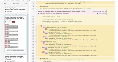 SonarCube Cognative Complexity reports all complexity for all functions as one metric ...