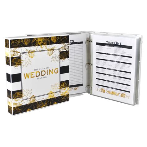 Wedding Planner Binder - Metal Rings - UniKeep.com